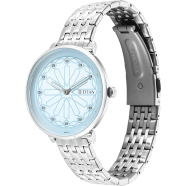 Titan Marhaba Sky Blue Dial Analog Stainless Steel Strap watch for Women - 2673SM03 image