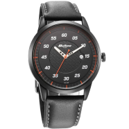 Titan Men Brass Embellished Dial and Leather Straps Analogue Watch - 1806NL05 image