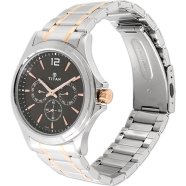 Titan Neo Black Dial Multifunction Watch For Men image