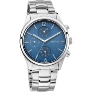 Titan Neo Blue Dial Multifunction Watch for Men - 1733KL03 image