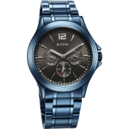 Titan Neo Splash Anthracite Dial Multi Stainless Steel Strap Watch for Men - 1698QM01 image