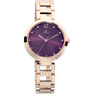 Titan Purple Analog Watch for Women - 2480SM02 image