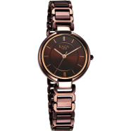 Titan Raga Delight Brown Dial Analog Metal Strap Watch For Women image
