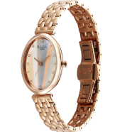 Titan Raga Memoirs Quartz Analog Mother Of Pearl Dial With Rose Gold Metal Strap Watch For Women - 95258WM01 image