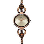 Titan Raga Viva Quartz Analog Champagne Dial Metal Strap Watch for Women - 2621QM02 image