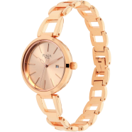 Titan Raga Viva Rose Gold Dial Metal Strap Watch - 2642WM01 image