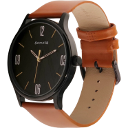 Titan Trendsetters 1870SL05 Black Dial Leather Strap Quartz Men's Watch - 1870SL05 image