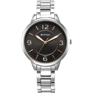 Titan Urban Anthracite Dial Analog Metal Strap watch for Women - 2617SM08 image