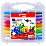 Titi Oil Pastels 18 Shades Box -Non Toxic - TI-P-18S