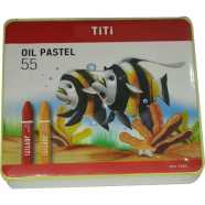 Titi Oil Pastels 55 Shades Box -Non Toxic image