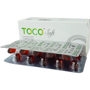 Toco Soft 50 mg 13.5 mg Capsule 10's Strip image