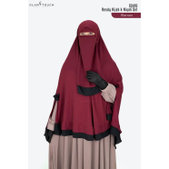 Glam Touch Tohfa Ready Hijab Niqab Set image
