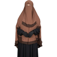 Glam Touch Tohfa Ready Hijab Niqab Set image