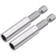 Tolsen 2 pcs 2¼ Inch Screwdriver Magnetic Bit Holder Set for Cordless Drill Extension image