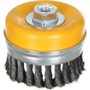 Tolsen 4inch Cup Twist Wire Brush 100mm For Angle Grinder Removing Rust Paint And Varnish From Metal Surfaces image