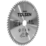 Tolsen 9-1/4inch TCT Circular Saw Blade 235mm For Wood Cutting image