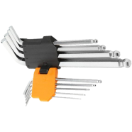 Tolsen 9 Pcs Ball Point Long Arm Hex Key Set image
