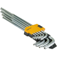 Tolsen 9 Pcs Extra Long Arm Torx Hex Key Set image