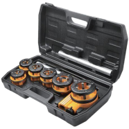 Tolsen 9 Pcs Metal Pipe Threader Set w/ 2 Extension Bars Industrial Series image