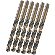Tolsen Black and Gold HSS Fractional 11mm Straight Shank Jobber Length Drill Bit image