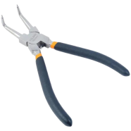 Tolsen Internal Circlip Pliers, bent 7 inch180mm Dipped Handle image