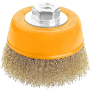 Tolsen M10 Industrial Cup Wire Brush With Nut 75mm image