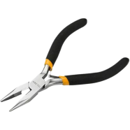Tolsen Mini Long Nose Pliers 4.5 inch Bi-Dipped Handle image