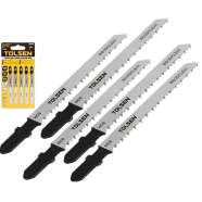 Tolsen T101B Jigsaw Blades Set 100mm 10tpi Wood Industrial 5pcs image