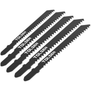 Tolsen T111C Jigsaw Blades Set 100mm 8tpi Wood Industrial 5pcs image