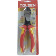 Tolsen VDE 1000V Insulated Diagonal Cutting Pliers 7 Inch 180mm VDE/GS certificated Premium Series image