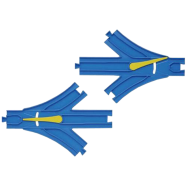 Tomica Parts R-17 Three Way Rail - 4904810805335