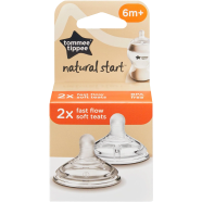 Tommee Tippee Anti-Colic Thick Flow Teat 6 Months Plus - Set of 2 image