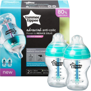 Tommee Tippee Baby Feeder 0 month Plus 2 Plastic Bottle Pack 260 ml image