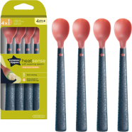 Tommee Tippee Heat Sensing Soft Weaning Spoon (4 Months Plus) Set image