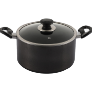 Topper Nonstick Glamour Casserole With Lid Ash 22 Cm image