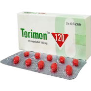Torimon 120 mg Tablet 10's strip image