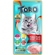 Toro Toro Lickable Cat Treat - Tuna Plus Goat Milk For All Age Cats (5*15g) | Cat Snacks image
