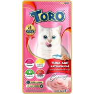 Toro Toro Lickable Cat Treat - Tuna and Katsuobushi For All Age Cats (5*15g) | Cat Snacks image