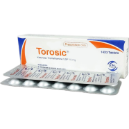 Torosic 10 mg Tablet 14's strip image