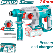 Total TRHLI20228 Lithium-Ion Rotary Hammer (20V) image