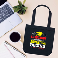 Tote Canvas Bag With Zipper - Fashionable Bag For Women image