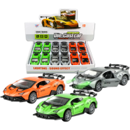 Toybliss XU YE 1:32 Die-Cast Lamborghini Pull Back Car with Lights and Sound (K174BB) image