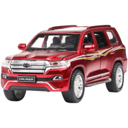 Toyota Land Cruiser Diecast 1:32 Scale 6 Open Premium Model Vehicle Metal Toy Model Pull Back Sound Light -132110482 image