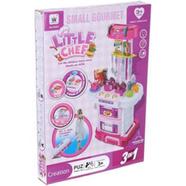 Toys N Smile 3 in1 Little Chef Kids Kitchen Play Set with Light and Sound Cooking Kitchen Set Play Toy (43 Pcs) - MultiColor icon