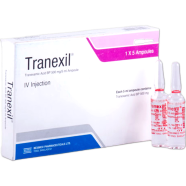 Tranexil 500 mg/5 ml IM/IV Injection 5 ml ampoule 5 pcs image