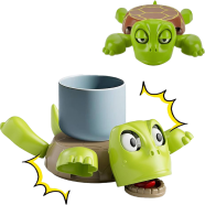 Transformable Turtle Stress Toy Gravity Sensor Coaster for Desk Decor Funny Home Office Accessories Kitchen Accessories image