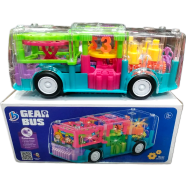 Transparent Bus With Visible Moving Gears And Various Features image