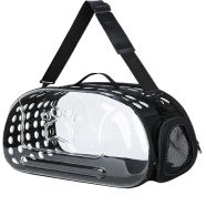 Transparent Cat Outdoor Travel Handbag Dog Universal Travel Out Bag Breathable image