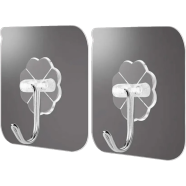 Transparent Self-Adhesive Heavy Duty Hooks – Wall and Door Hanger Set 10PCS icon