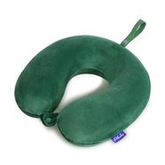 Travel Print Neck Pillow- Glade Green image